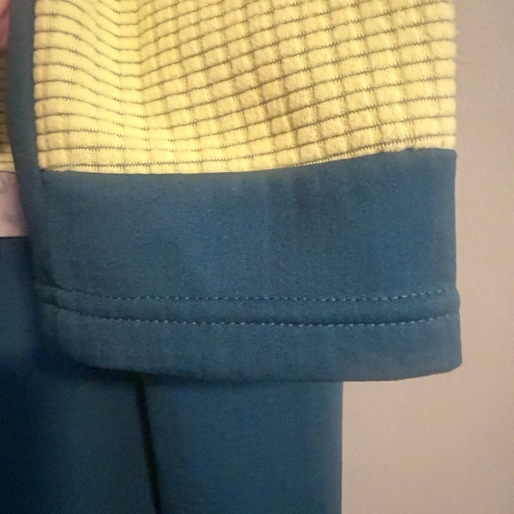 Reel Life Men's Grid Fleece 1/2 zip sunny lime pullover sweatshirt size L NWT - Picture 5 of 13